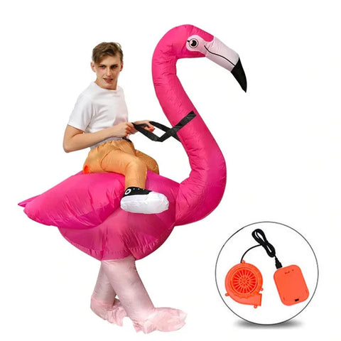 Flamingo Inflatable Costume for Halloween & Parties