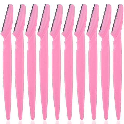 Portable Eyebrow Trimmer - 3/4/10Pcs Safety Blade Shaver for Women