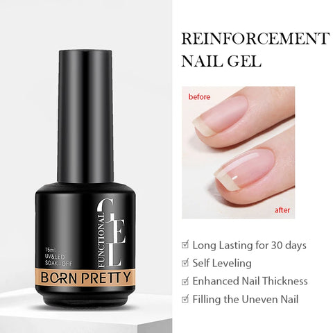BORN PRETTY 15ml Function Gel Base Super Top Coat