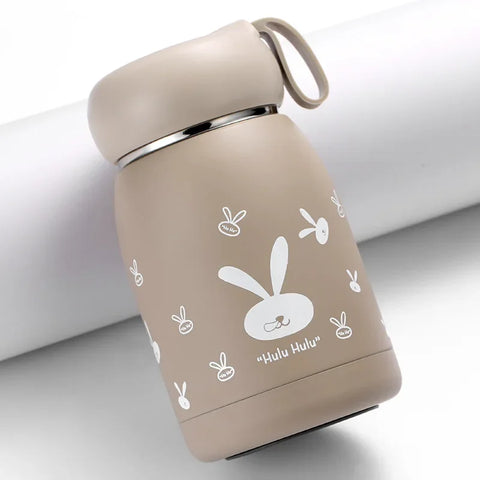 Mini 320ml Cute Thermos Bottle - Portable Thermal Mug for Kids and Girls