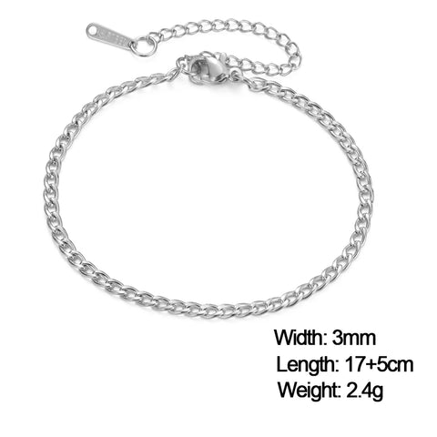 Skyrim Stainless Steel Gold Color Bracelet - Trendy Minimalist Jewelry for Women
