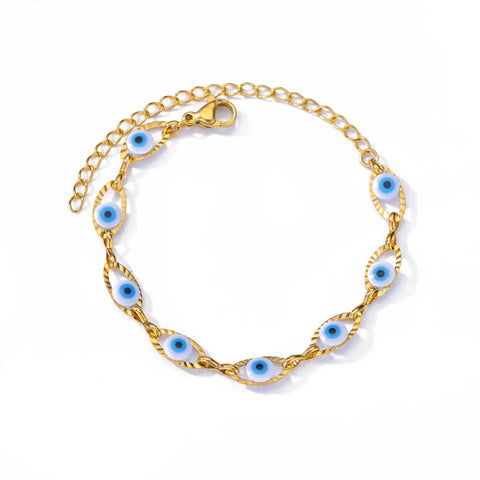 Elegant Zircon Flowers Bracelet for Women and Girls – Luxury Gold Color Stainless Steel Plant Charm Jewelry