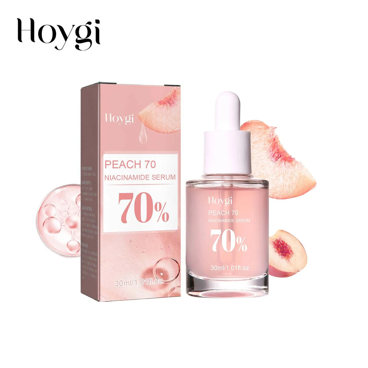 Niacinamide Facial Serum Fade Melanin Moisturzing Rejuvenation Shrink Pores Smooth Brightening Skin Care Dark Spot Remover Serum