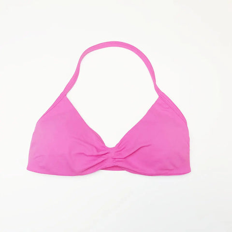 NCLAGEN Strappy Bra Gym Top for Women – High Support Seamless Halter Sports Bra with Pads