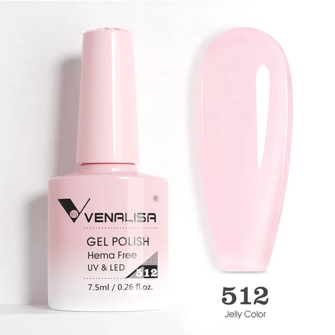 Venalisa VIP5 HEMA FREE Jelly Pink Nude Collection Nail Gel Polish