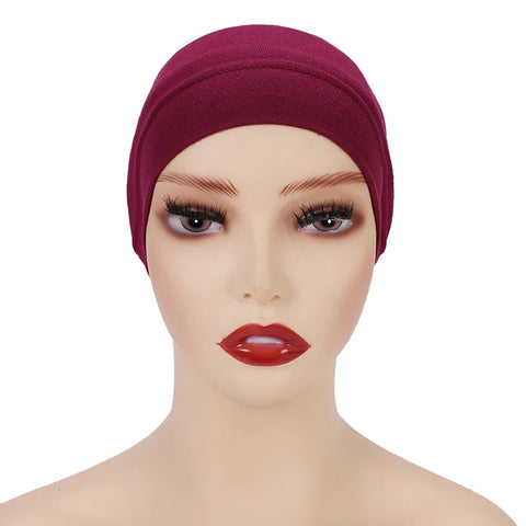 Soft Cotton Under Scarf Cap for Women - Ready-to-Wear Hijab Bonnet