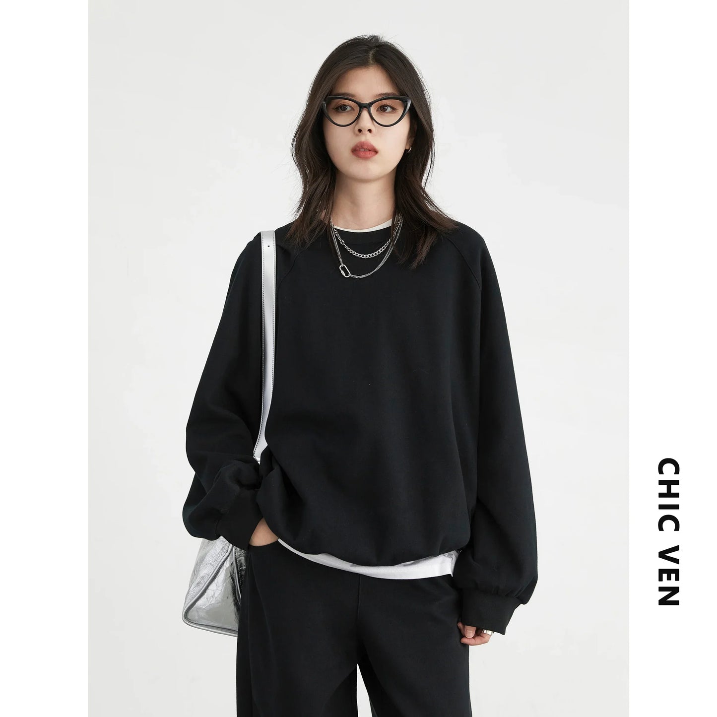 CHIC VEN Women Sweatshirts & Pants Set
