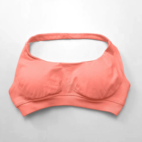 NCLAGEN Impact Sports Bra for Women - High Support Halter Top for Gym and Yoga