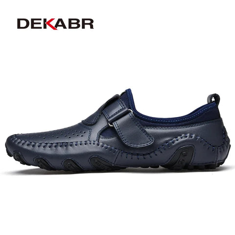 DEKABR Heren Loafers van Echt Leer