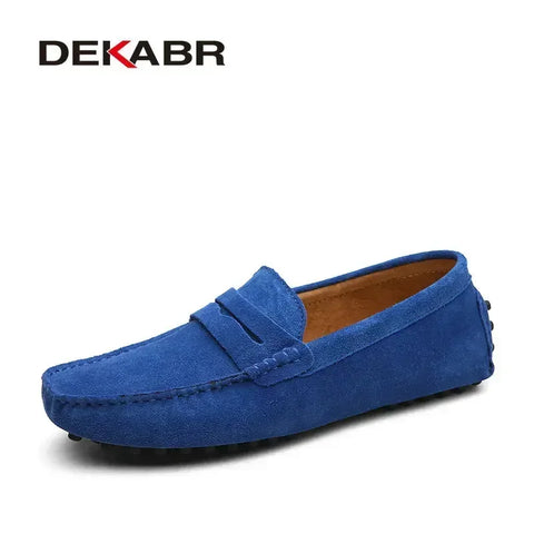 DEKABR Echte leren mocassins voor heren 
