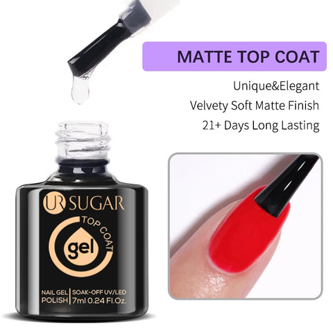 UR SUGAR Glitter Rubber Base Gel - Aurora Chameleon Pink Gold Flakes
