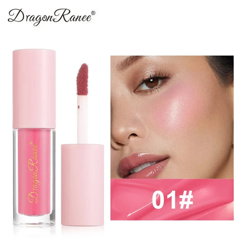 1/3Pc Mini Matte Liquid Blush - 8 Color Velvet Blusher for a Natural Glow