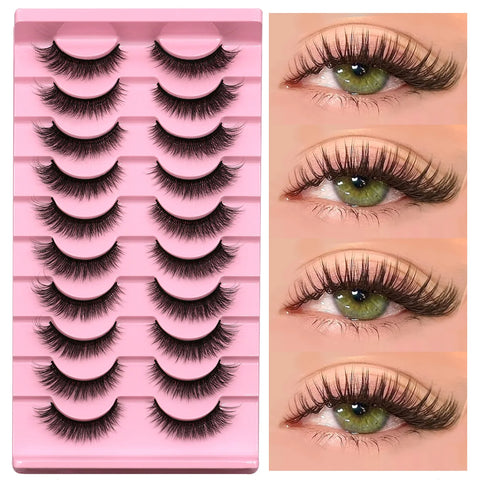 GROINNEYA Fluffy Manga Eyelashes