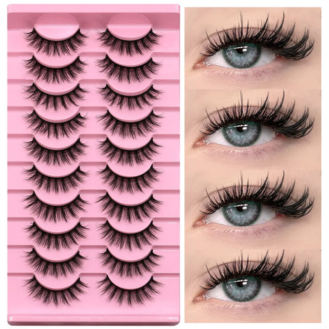 GROINNEYA Fluffy Manga Eyelashes
