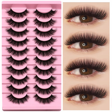 GROINNEYA Fluffy Manga Eyelashes