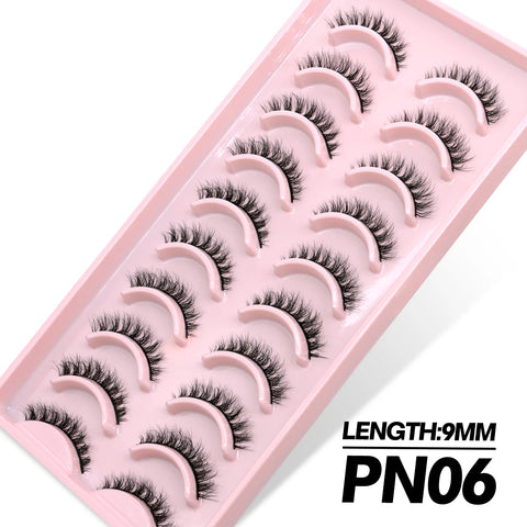 GROINNEYA 3D Faux Mink Lashes – 5/10 Pairs