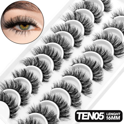 GROINNEYA 3D Mink Lashes - 5/10 paar