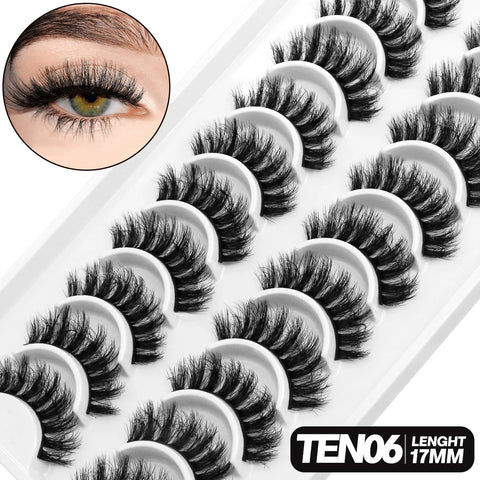 GROINNEYA 3D Mink Lashes - 5/10 paar