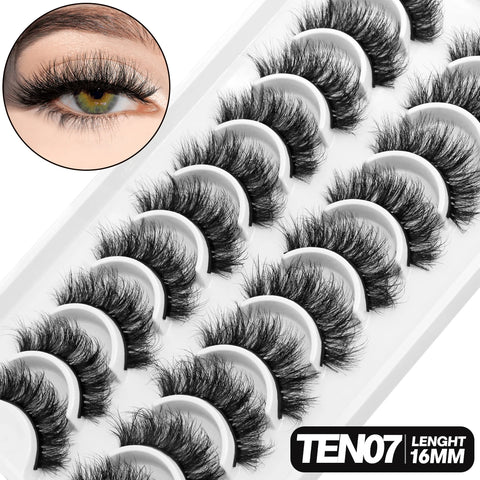 GROINNEYA 3D Mink Lashes - 5/10 paar