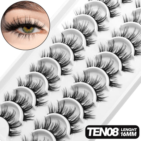 GROINNEYA 3D Mink Lashes - 5/10 paar
