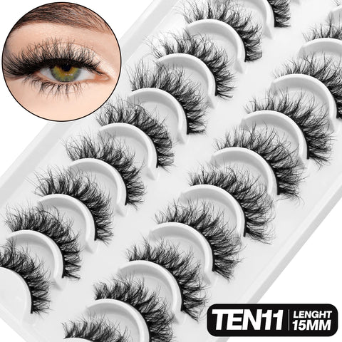 GROINNEYA 3D Mink Lashes - 5/10 paar
