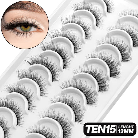 GROINNEYA 3D Mink Lashes - 5/10 paar
