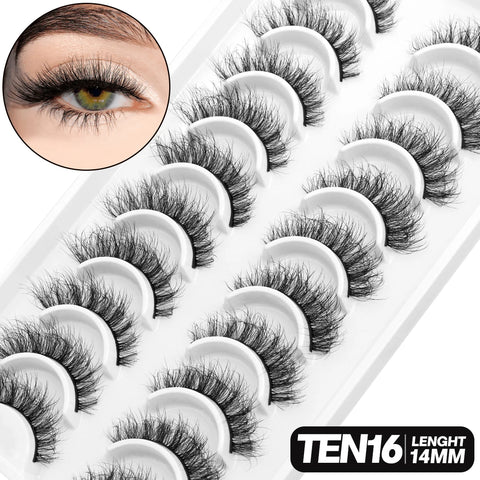 GROINNEYA 3D Mink Lashes - 5/10 paar