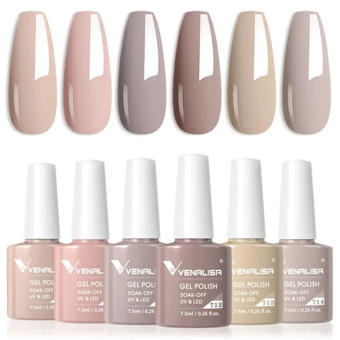 Venalisa VIP5 HEMA FREE Jelly Pink Nude Collection Nail Gel Polish