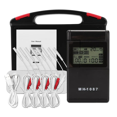 EMS TENS Unit Machine - Electric Muscle Therapy Stimulator for Pain Relief