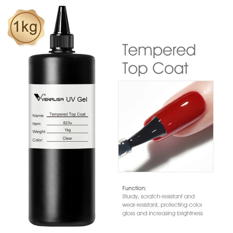 #809 Super Quality 1KG No Wipe Top Coat Primer Base Coat UV Gel