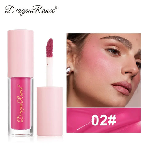 1/3Pc Mini Matte Liquid Blush - 8 Color Velvet Blusher for a Natural Glow