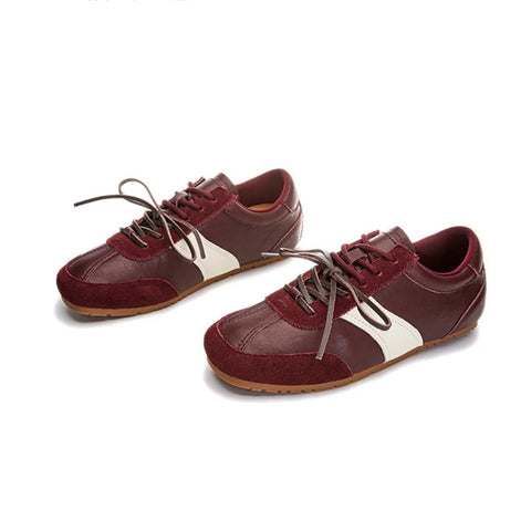 FEDONAS 2025 New Women Suede Leather Sneakers
