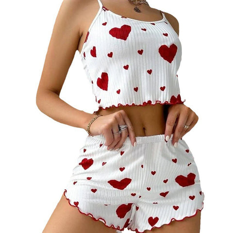 Dames pyjamaset nachtkleding 2 stuks