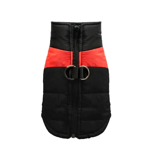 Waterproof Warm Dog Clothes - Winter Vest Padded Zipper Jacket for All Dog Sizes
