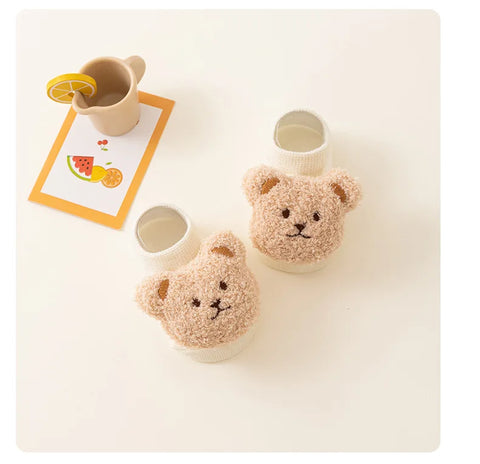 Cute Bear Newborn Baby Socks 0-3Y