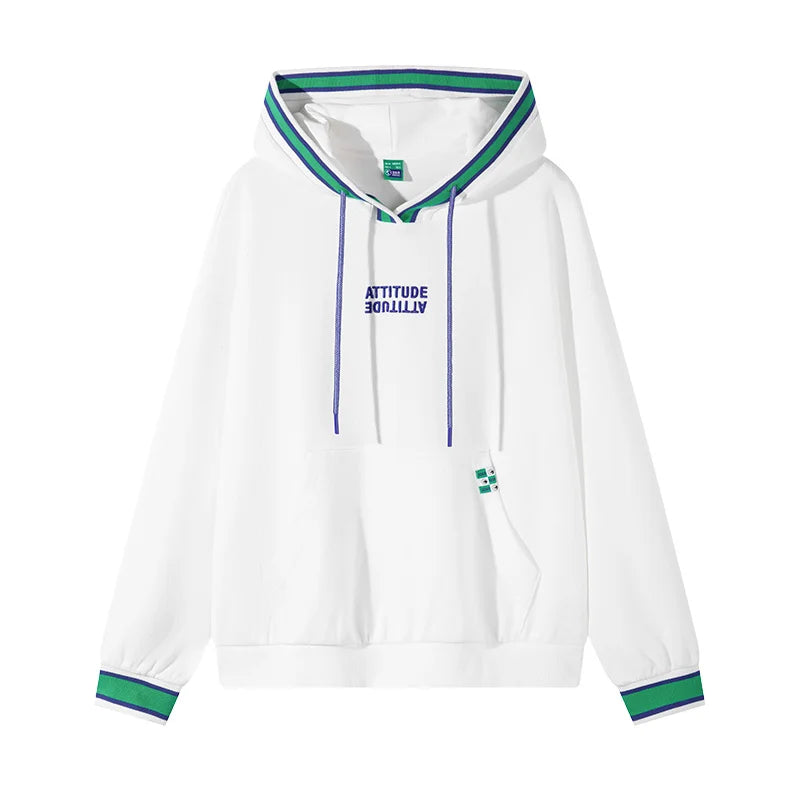 Semir 2024 Women's Contrasting Color Hooded Sweatshirt