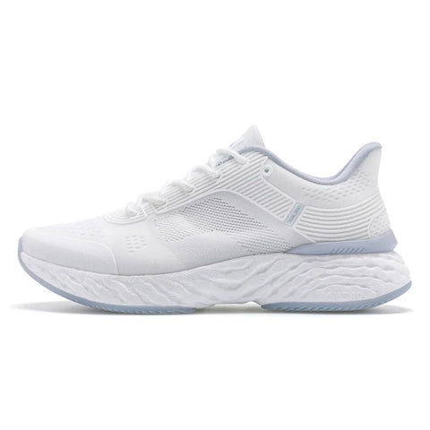 ONEMIX Ivory White Running Shoes for Men – Breathable Chunky Sneakers for Marathon and Walking