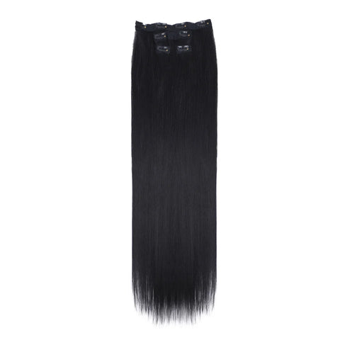 FASHION IDOL 8 Clips In Hair Extensions - Lang Steil Blond 60CM