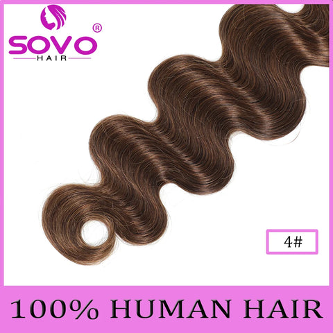 Body Wave Clip In Hair Extensions - 10 Pcs Set