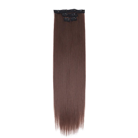 FASHION IDOL 8 Clips In Hair Extensions - Lang Steil Blond 60CM