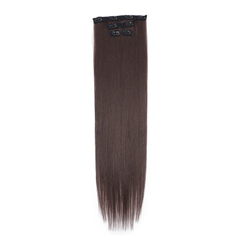 FASHION IDOL 8 Clips In Hair Extensions - Lang Steil Blond 60CM