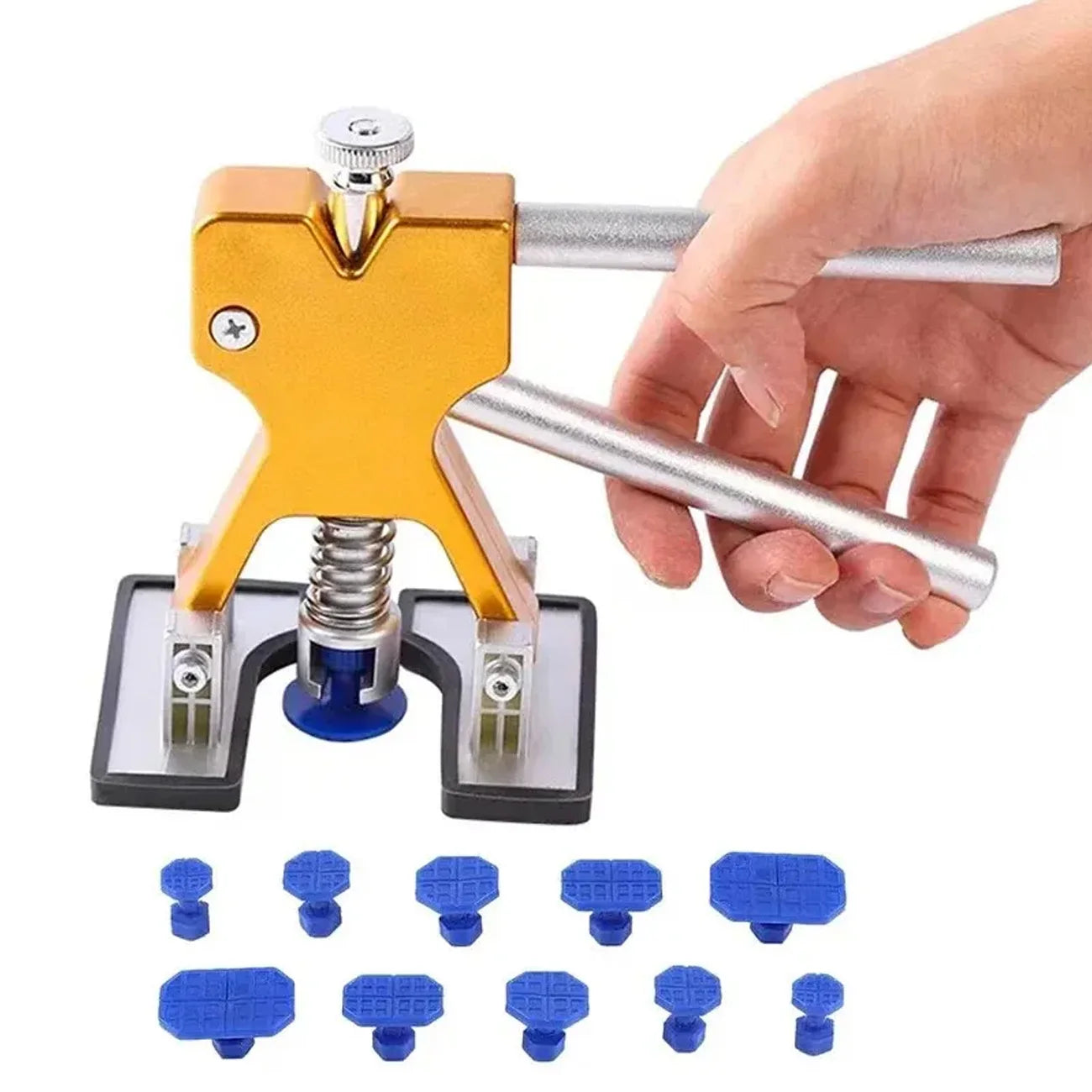 Paintless Car Dent Puller Kit - Efficient Ding & Hail Repair Tool for Automotive Workshops