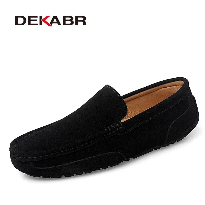 DEKABR Heren Loafers - Instappers van Echt Leer