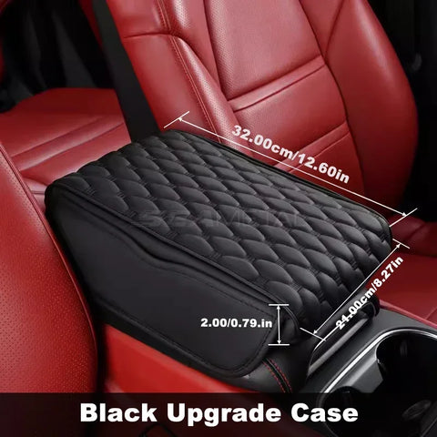 SEAMETAL Car Armrest Pad with Storage Pocket