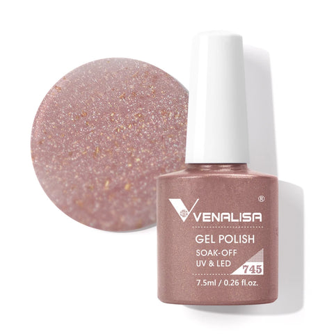 Venalisa HEMA GRATIS Nagelgellak Glitter - French Nail Jelly Pink Nude Collectie