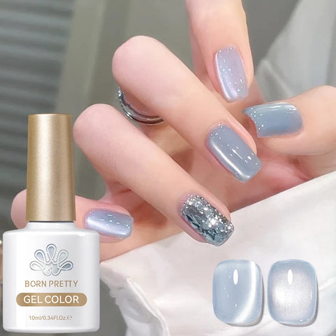 BORN PRETTY 10ml Mint Chocolate Cat Magnetic Gel Nail Polish