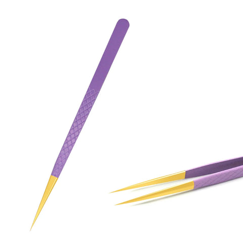 AILEISHI Stainless Steel Eyelash Tweezers