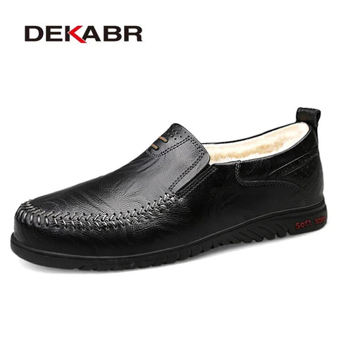 DEKABR Echt leren heren casual schoenen loafers