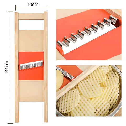 Aardappelsnijder, aardappelroostermes - Groentesnijder Gadgets 