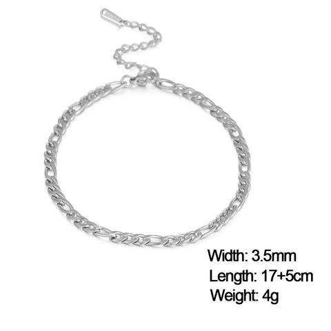 Skyrim Stainless Steel Gold Color Bracelet - Trendy Minimalist Jewelry for Women